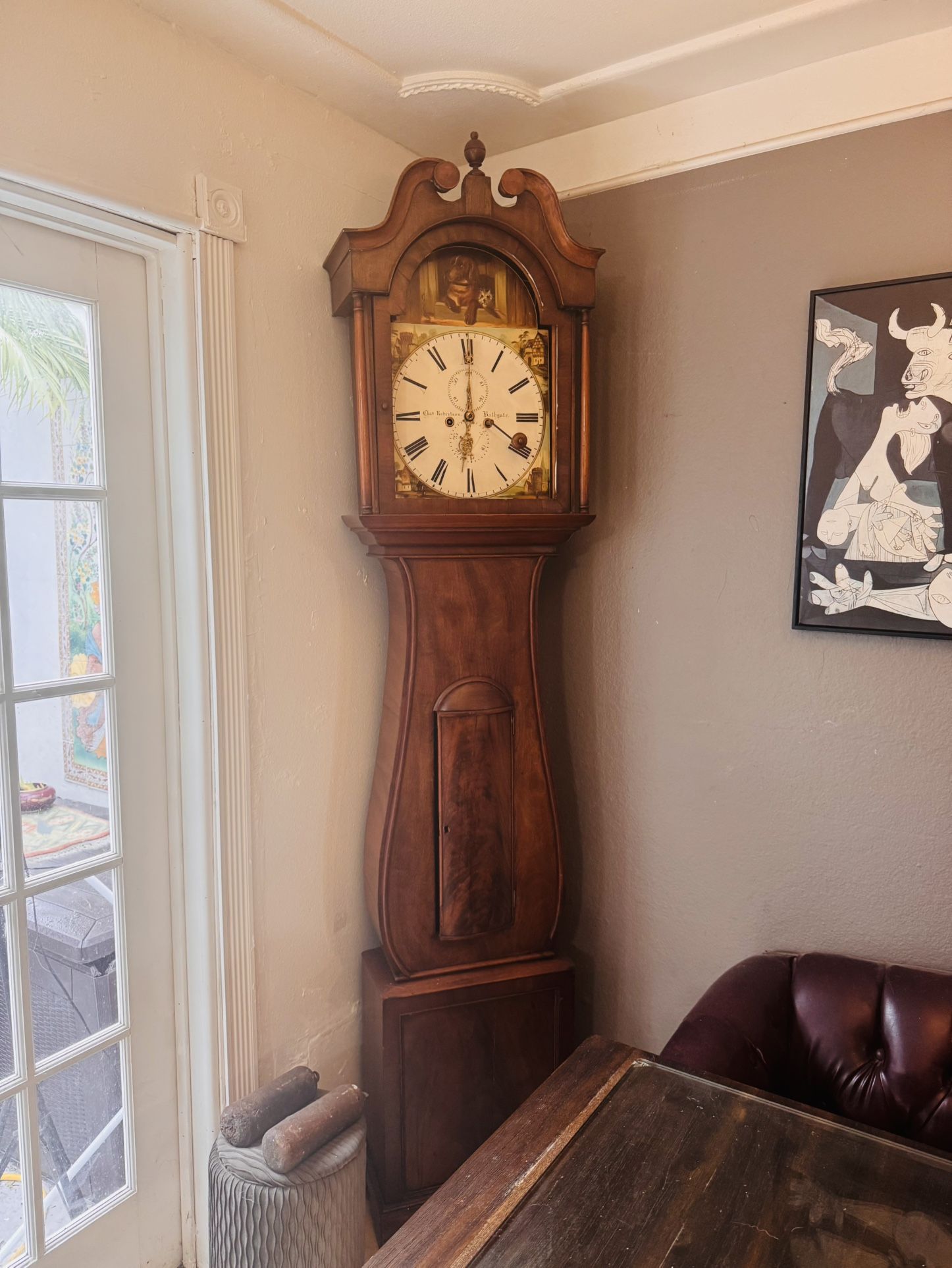 1800’s Antique 8 Foot Grandfather Clock.