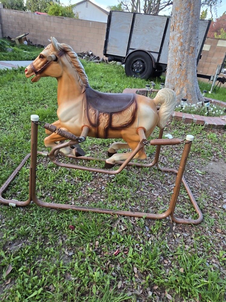 Vintage Wonder Horse Spring Rocker