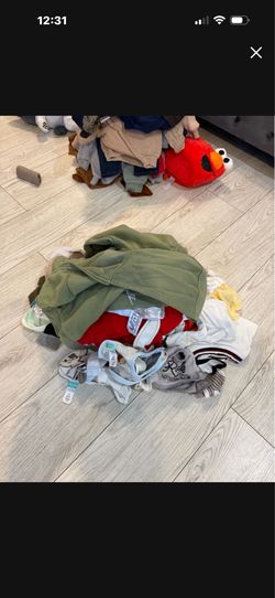 Baby bundles of clothes
