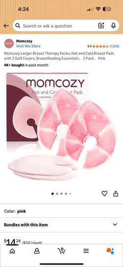 New Momcozy Hot & Cold Breast Therapy Packs 