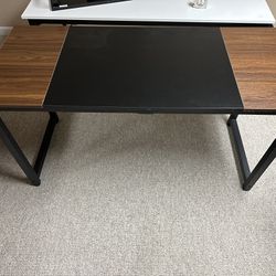 Black And Walnut Desk