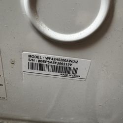 samsung washing machine model wf42h5200af a2