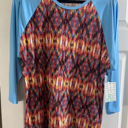 New Lularoe Randy, Size 2XL - 3/4 in sleeves