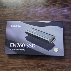2TB Ediloca  PCle 4.0 NVMe M.2 SSD with Heatsink for PS5 and more