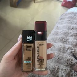 Maybelline & L’Oréal Foundations