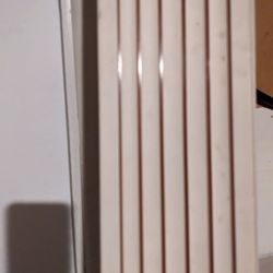 Cream Color Verticle Blinds  Panels Set In 3 Different Sizes And 1 Rod For Patio Door