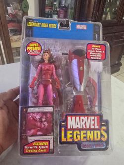 2005 toy biz marvel legends Scarlet witch legendary action figure
