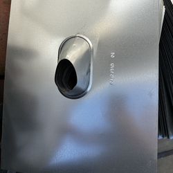 Galvanized 2 Inch Steel Pipe Flashing FHA Base Roof Jack 14x11 Inches.