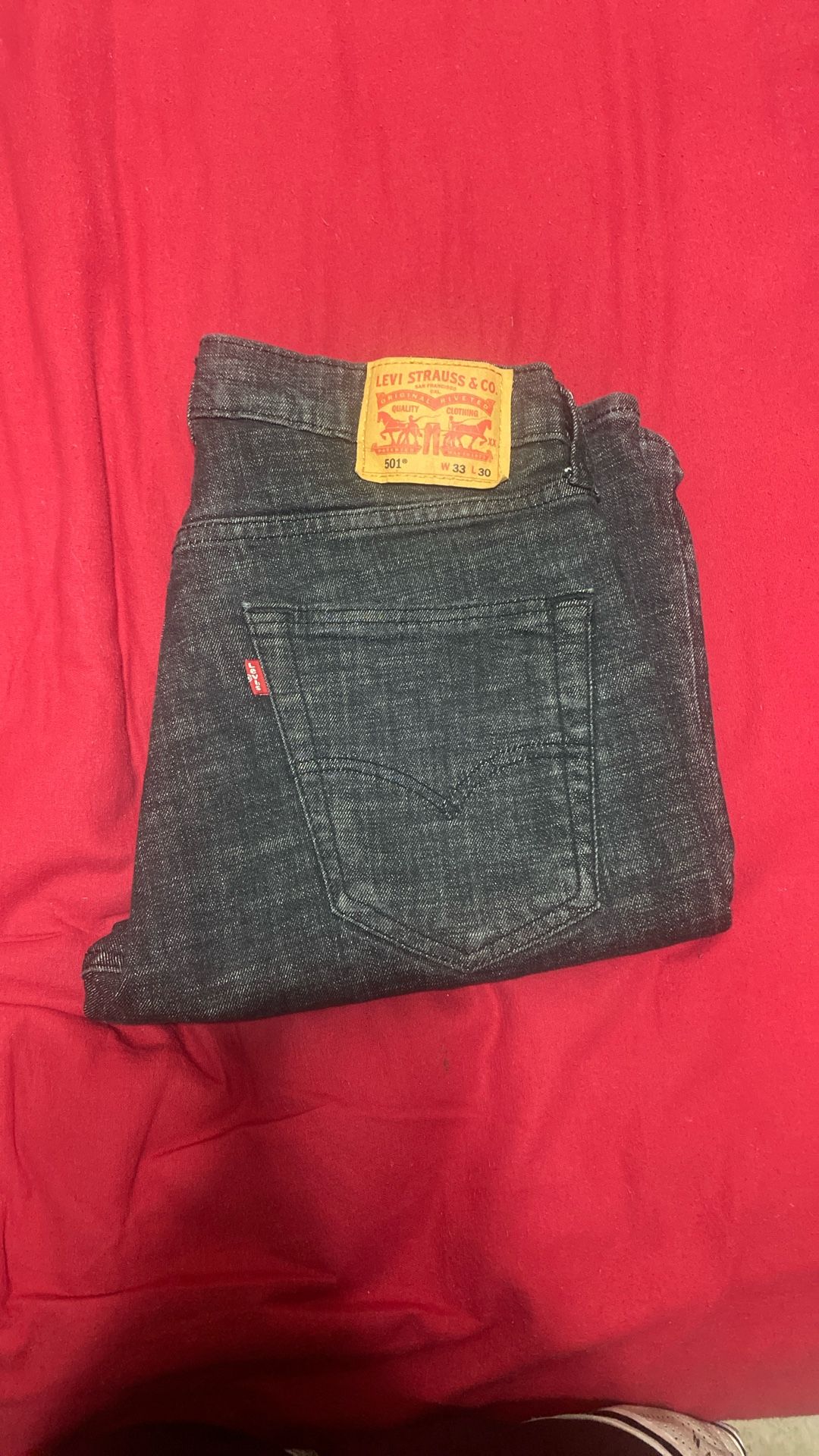 Charcoal Levi's 501
