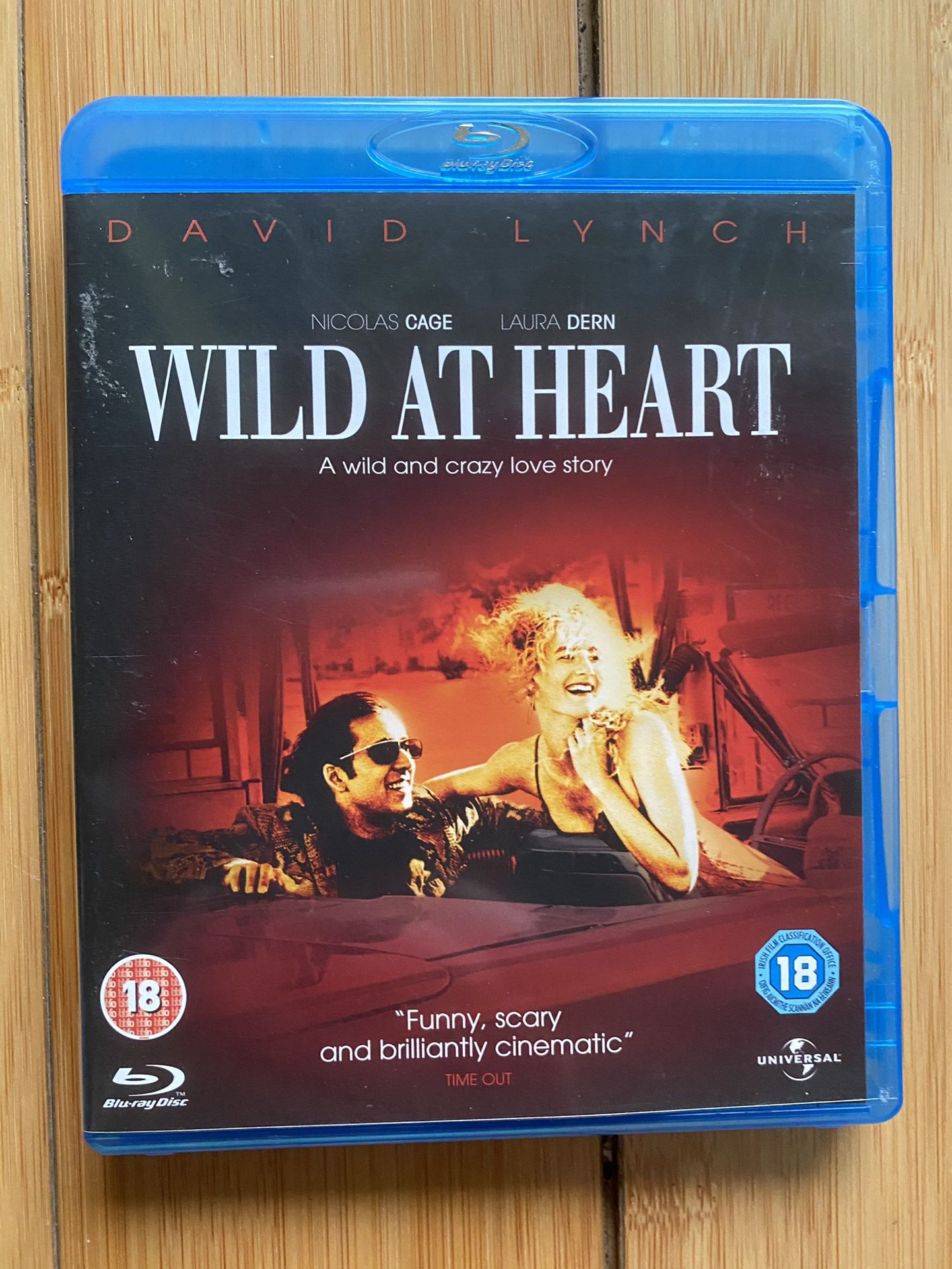 David Lynch Wild At Heart Blu ray Nic Cage REGION B