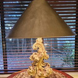 Gilded Leaf Table Lamp