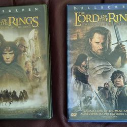 Lord of the Rings DVDs