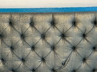 Custom made tufted headboard (king)