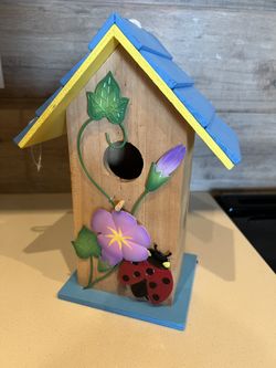 Beautiful Wooden Bird House - New