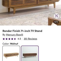 Tv Stand Mid Century 
