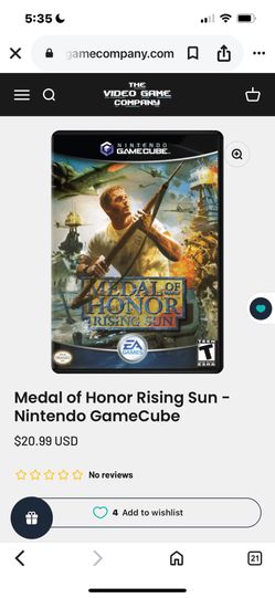 Medal Of Honor rising Sun