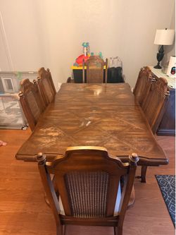 Expandable Wood Dining Table ( 6-10 Seating)