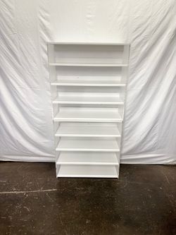 Acrylic Shoe Cabinet , White *Free Delivery*