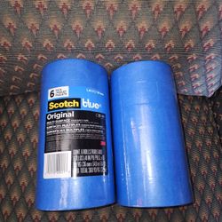 Scotch Tape Blue 1.41 In 