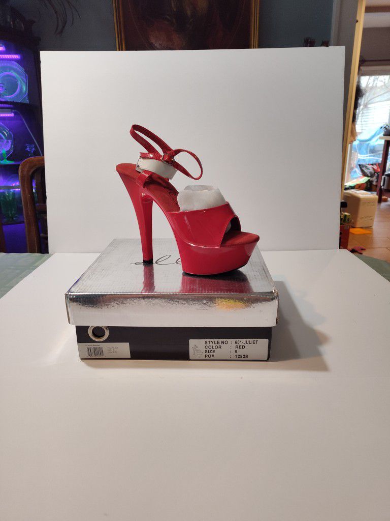 Dancer Shoes Ellie Size 9 Red 
