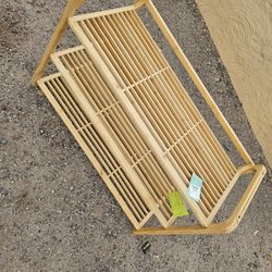 NEW 3 Tier Bamboo Shoe Rack ($15)