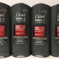 Dove Men Body + Face Scrub—Deep Clean 13.5oz 