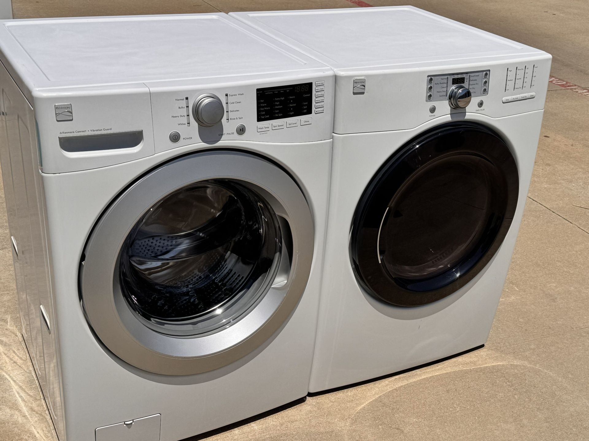 Front load Kenmore Washer And Front Load Kenmore Dryer Electric