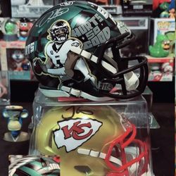 Jalen Hurts Signed Mini Helmet 1/1