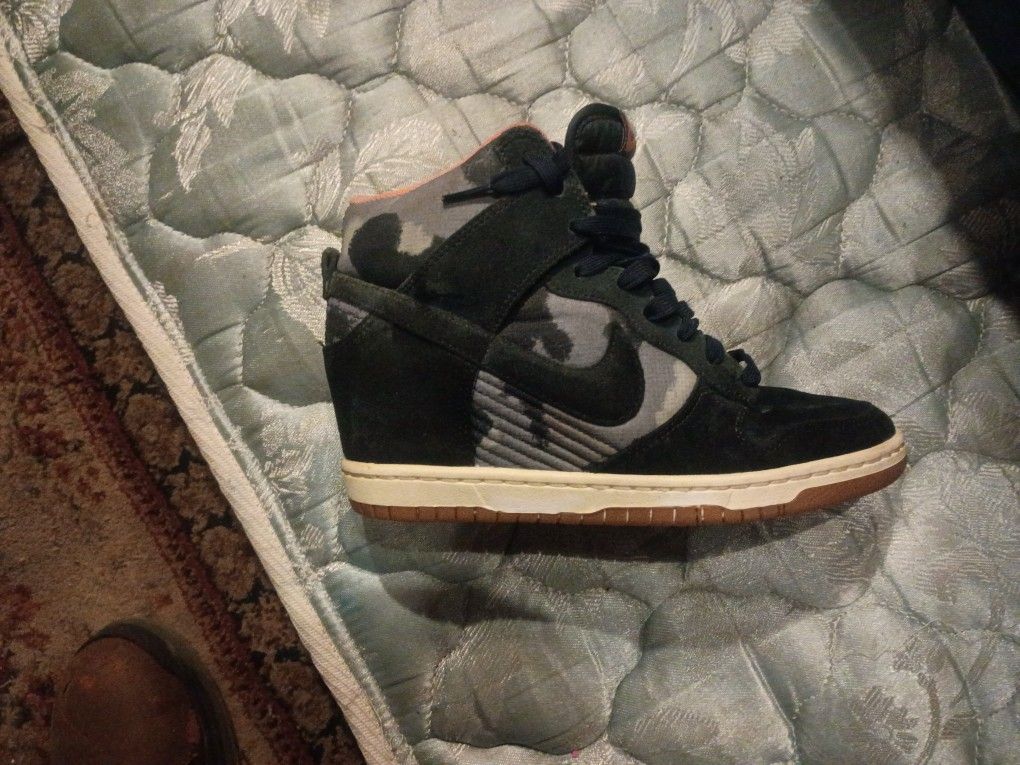 Nike Dunk Sky High Print Hidden High Wedge Yeah