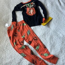 Brand New With Tag Kid Star Wars Halloween Pajama Set