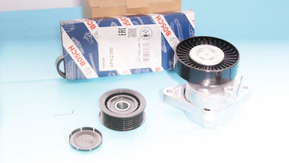 W163 Tensioner Pully & Bosch Serpentine Belt