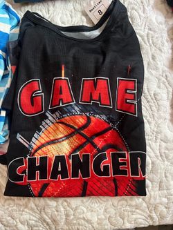 Beezizac Kids Game Changer Basketball Shirt Size 8