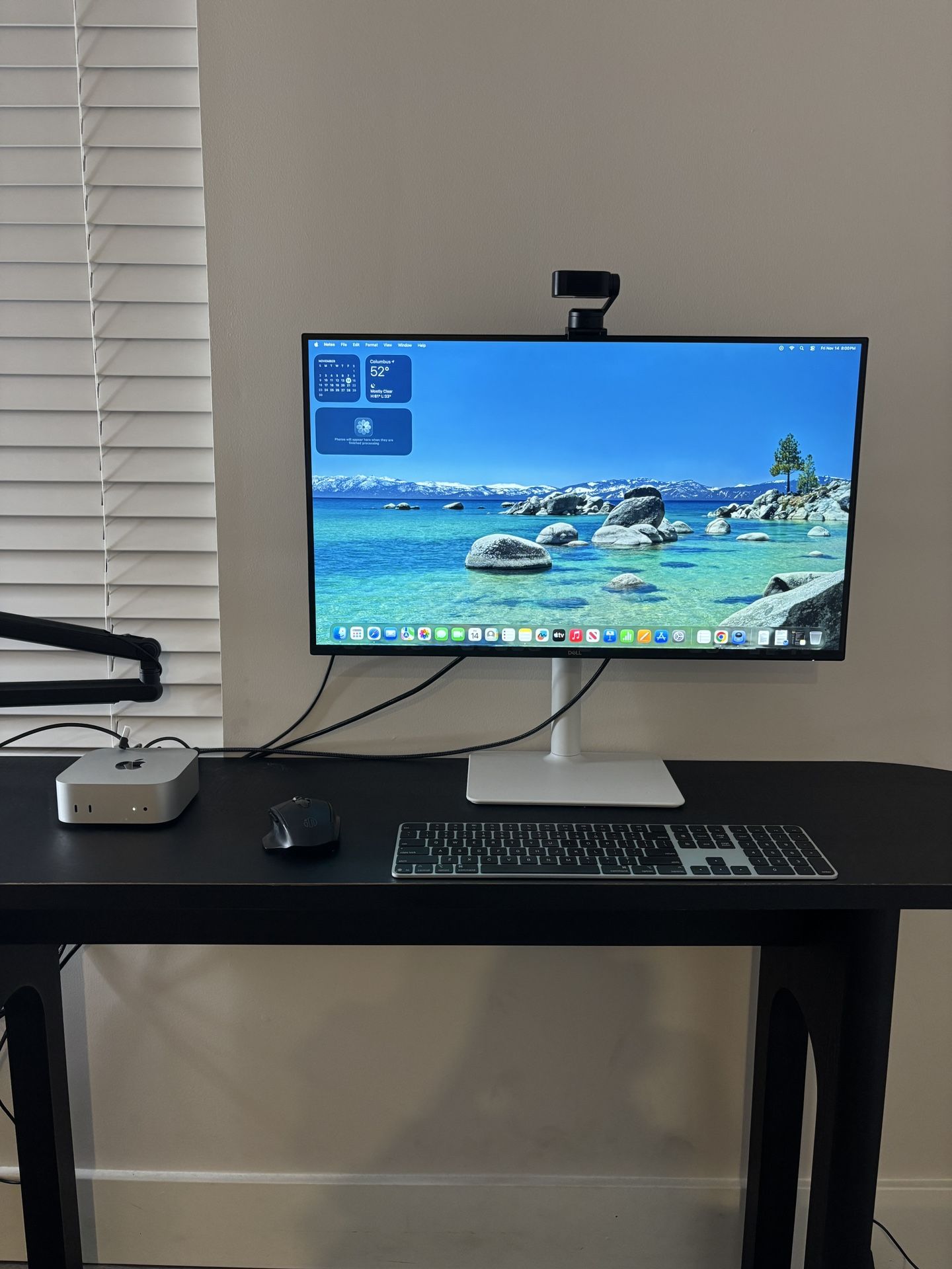 2024 Apple M4 Mac Mini Desk Setup – Like New!