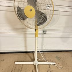 used floor fan works good