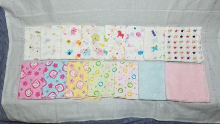 Cloth wipes/hankies for babies