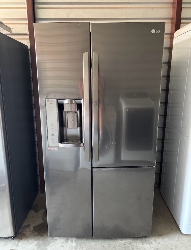 LG Stainless Steel Refrigerator And Freezer