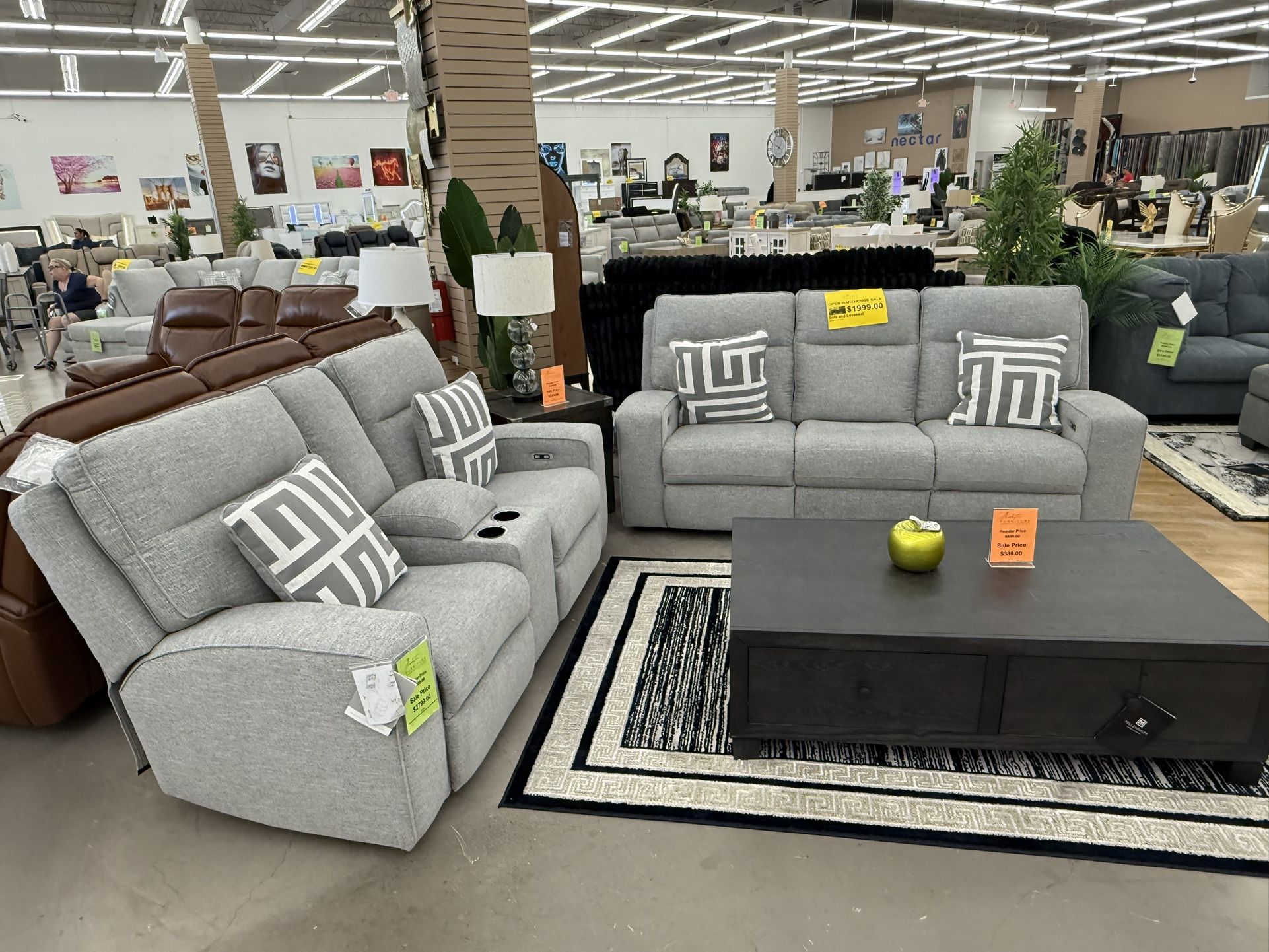 Sofa And Loveseat, Power Reclining