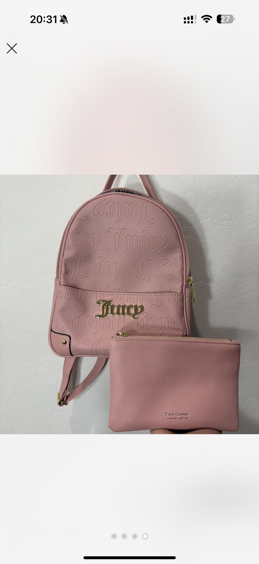 New w/o Tags Juicy - Small Backpack & Coin Purse