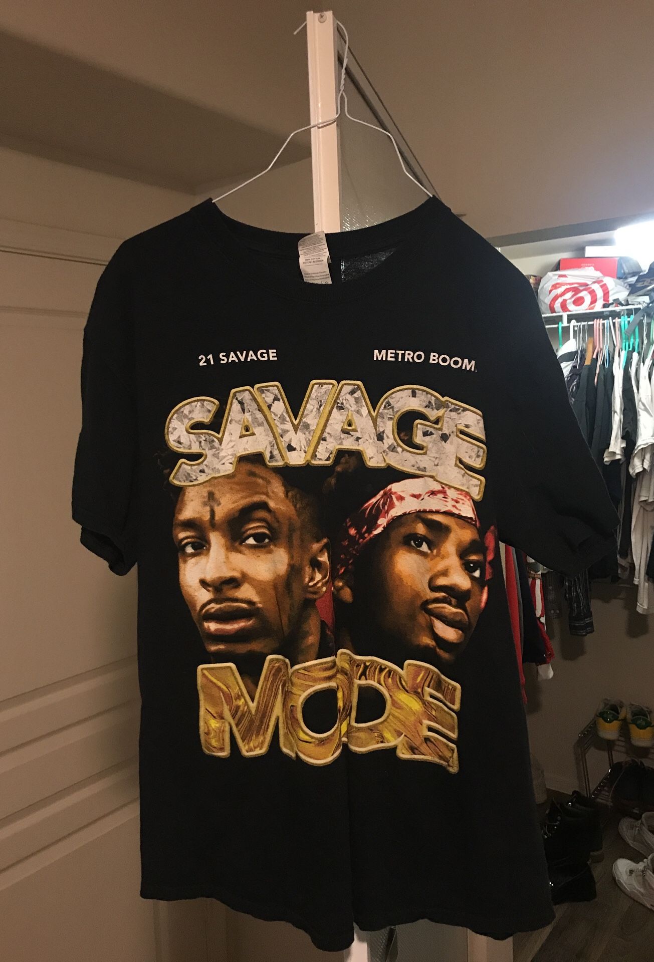 Metro boomin 21 savage vintage hip hop t shirt