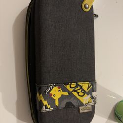 Pikachu Nintendo Switch Travel Crossbody Case Storage Sling Bag Pokemon Yellow 