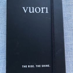 Vuori THE RISE. THE SHINE. Leather Journal Notebook 