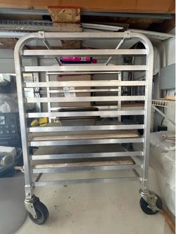 Commercial Aluminum Bakery Rack – Full Size Rolling
