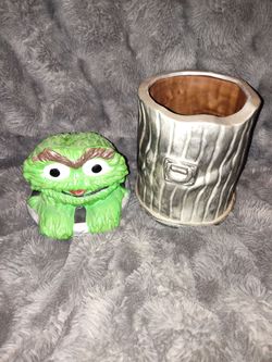 Oscar the grouch cookie jar - 70s