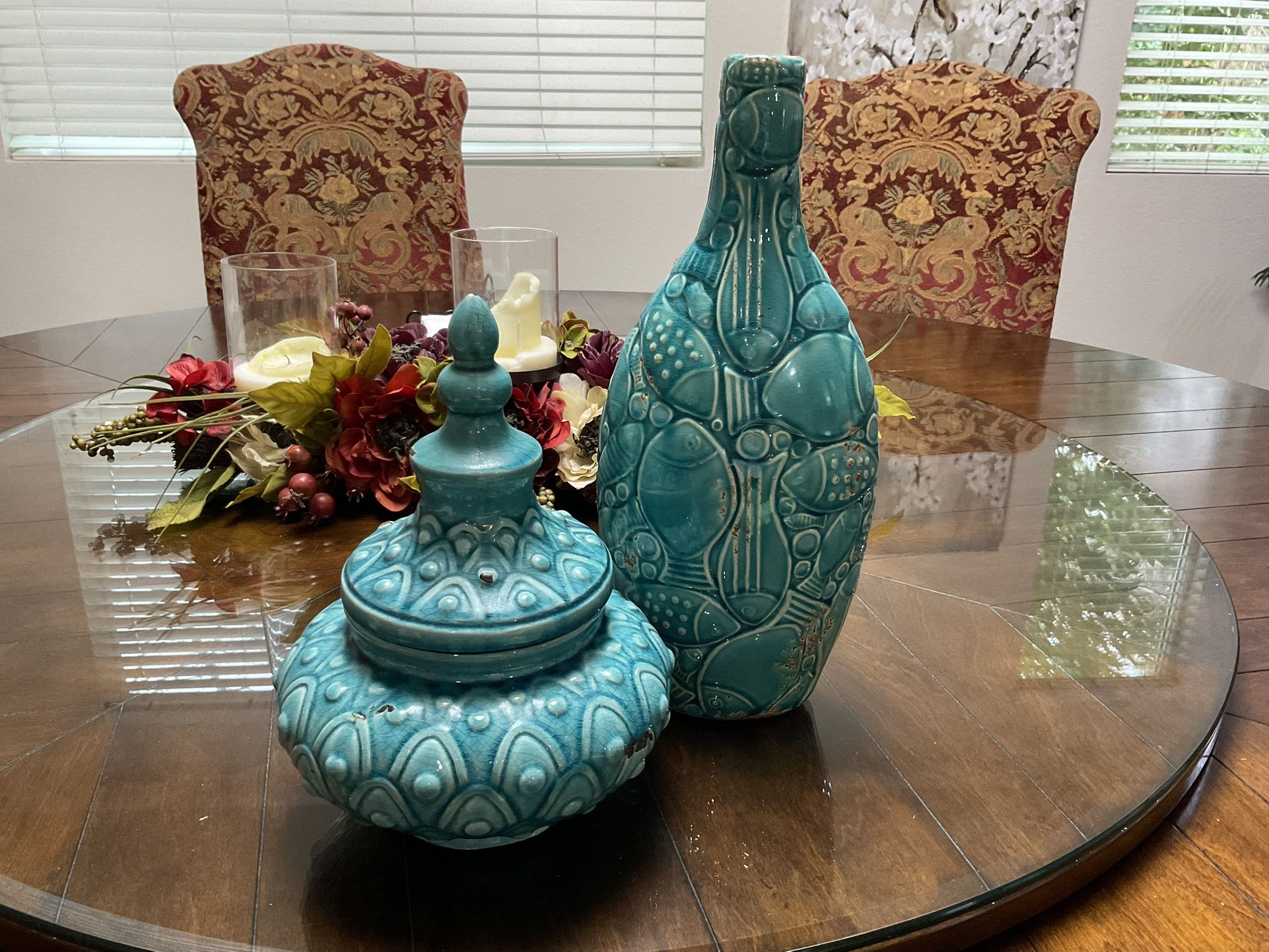 Unique Blue Decor Set