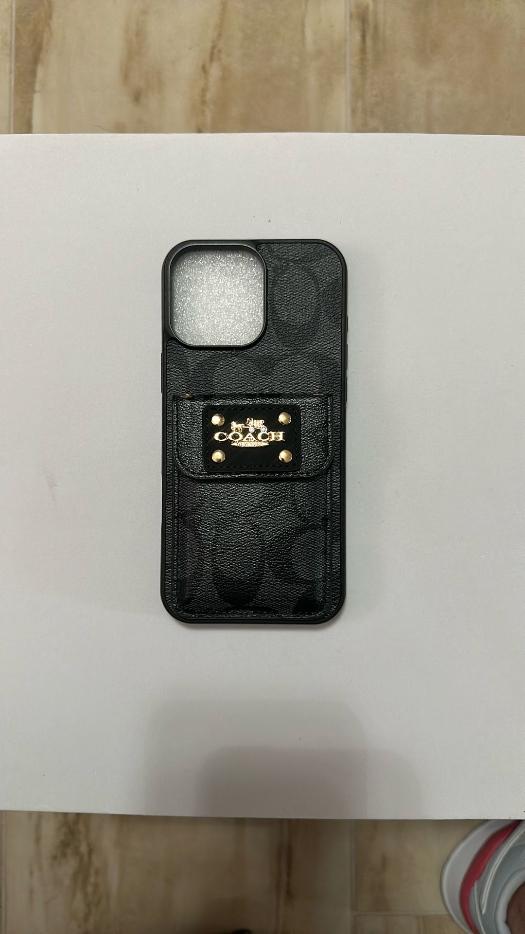 Coach Leather Card iPhone Case $45 OBO
