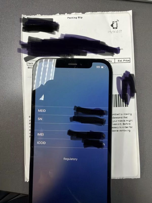 iPhone 12 Pro 256gb blue (unlocked)