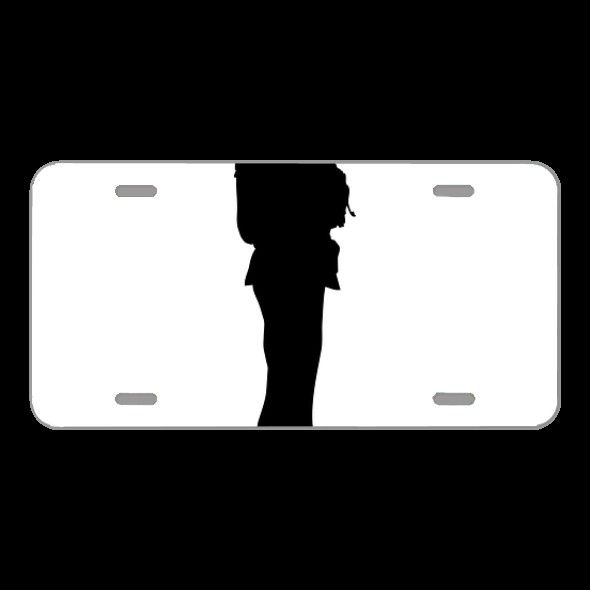 License Plate Novelty Car Front Soldier Army Black Military War