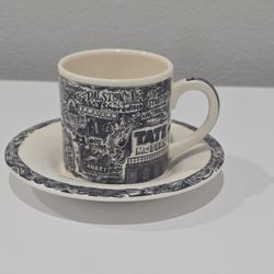 Vic Lee Espresso Cup And Saucer