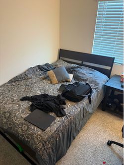 Free ikea bed frame and mattress (double)