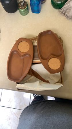 Cherry Wood Coaster Tray